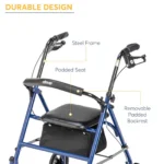 Rollator Walker with Seat