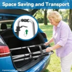 Loyoda Aluminum Folding Walker - Image 4
